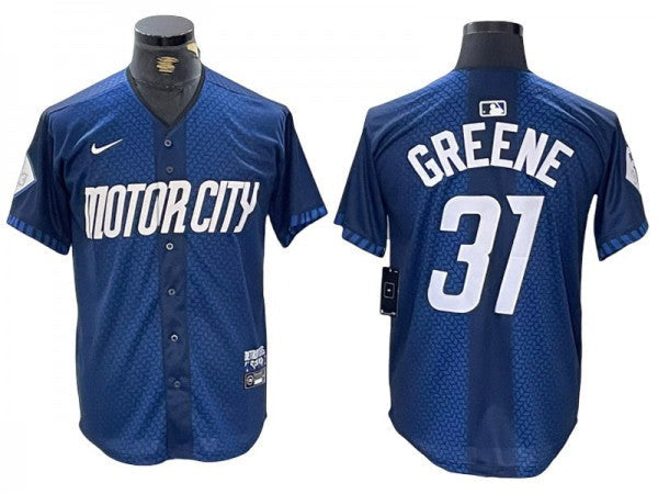 Riley Greene #31 Detroit Tigers 2024 City Connect Limited Jersey - Navy