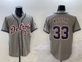 Colt Keith #33 Detroit Tigers Limited Cool Base Baseball Jersey - Gray