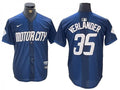 Justin Verlander #35 Detroit Tigers 2024 City Connect Limited Jersey - Navy