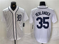 Justin Verlander #35 Detroit Tigers Limited Cool Base Baseball Jersey - White