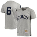 Al Kaline #6 Detroit Tigers 1968 Limited Throwback Jersey - Gray