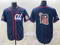American League Detroit Tigers 2025 Team Big Logo All-Star Edition Limited Jersey - Navy