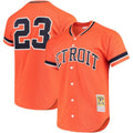 Kirk Gibson #23 Detroit Tigers Throwback Mesh Limited Jersey - Orange