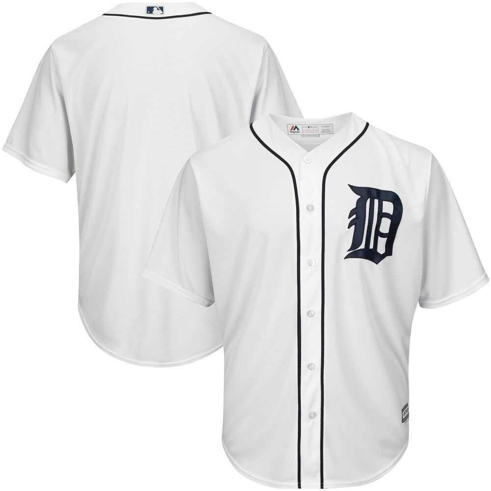 Detroit Tigers Majestic Tall Big Limited Cool Base Team Jersey - White