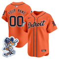Detroit Tigers Paws Patch Vapor Premier Limited Custom Jersey