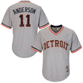Sparky Anderson #11 Detroit Tigers Throwback Pullover Limited Jersey - Gray