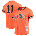 Sparky Anderson #11 Detroit Tigers Throwback Mesh Limited Jersey - Orange