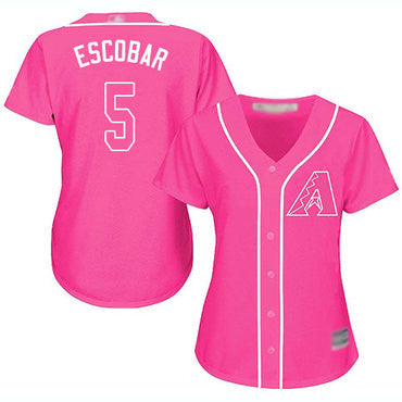 Eduardo Escobar #5 Arizona Diamondbacks Womens Fashion Limited Baseball Jersey - Pink