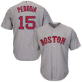 Dustin Pedroia #15 Boston Red Sox Majestic Limited Cool Base Player Jersey - Gray