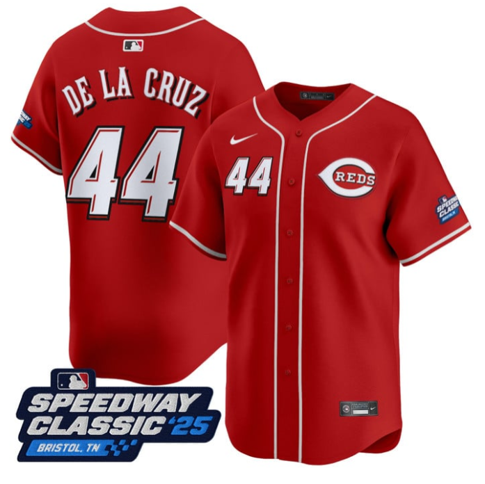 Elly De La #44 Cincinnati Reds Cruz Speedway Classic Limited Jersey - Red