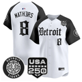 Detroit Tigers #8 Eminem Gothic Edition Vapor Limited Jersey