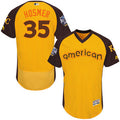 Eric Hosmer #35 Kansas City Royals Majestic Mens 2016 Star Jersey American League Limited Flex Base Jersey - Gold