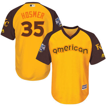 Eric Hosmer #35 Kansas City Royals Mens 2016 Star American League Cool Base Limited Jersey - Gold