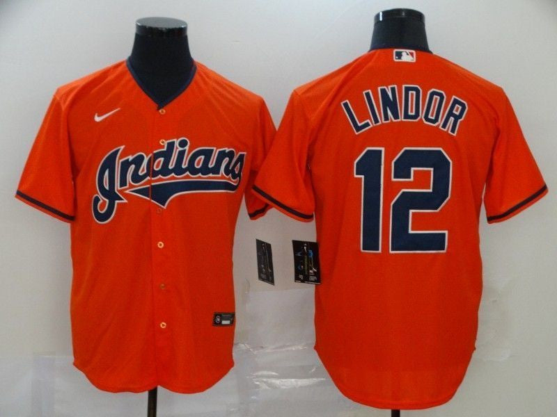 Francisco Lindor #12 2020 Limited Jersey - Orange