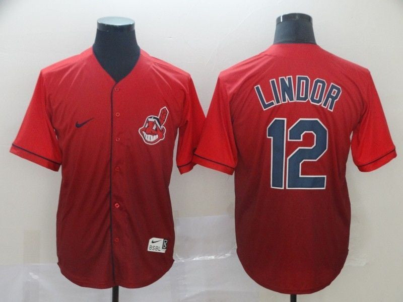 Francisco Lindor #12 2020 Limited Jersey - Red