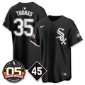 Frank Thomas #35 Chicago White Sox 2025 Reunion Weekend Limited Jersey - Black