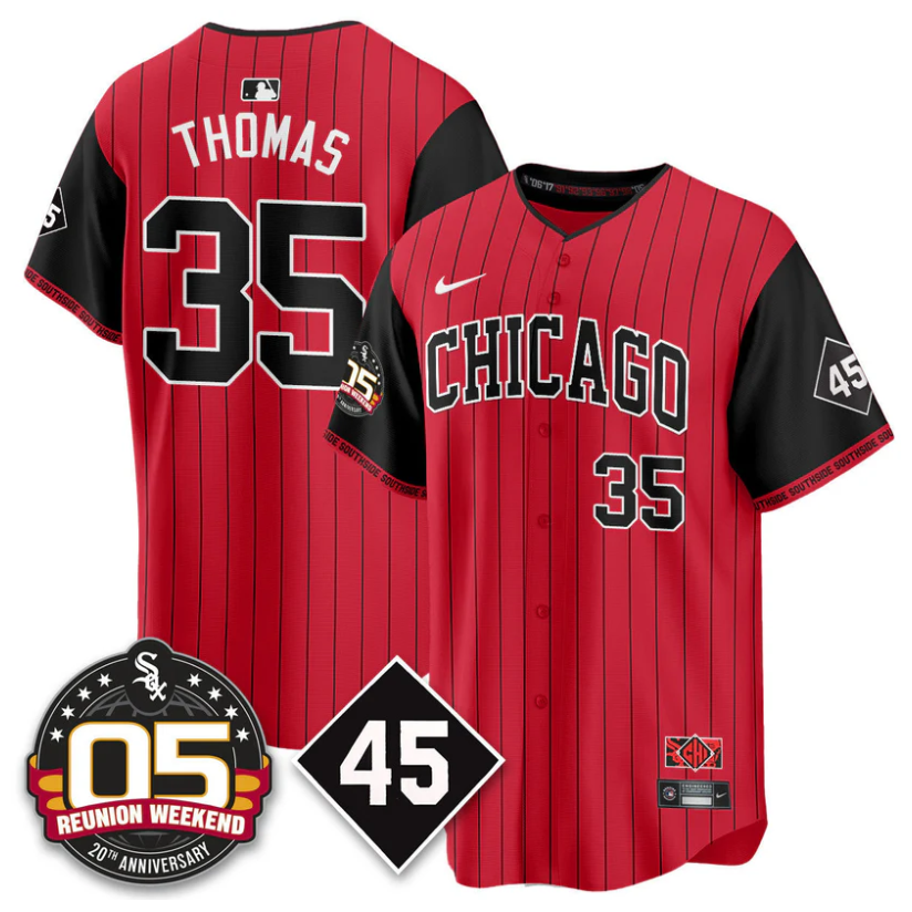 Frank Thomas #35 Chicago White Sox 2025 Reunion Weekend City Connect Limited Jersey