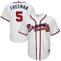 Freddie Freeman #5 Atlanta Braves Majestic Big And Tall Limited Cool Base Player Jersey - White