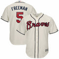 Freddie Freeman #5 Atlanta Braves Majestic Limited Cool Base Player Jersey - Cream