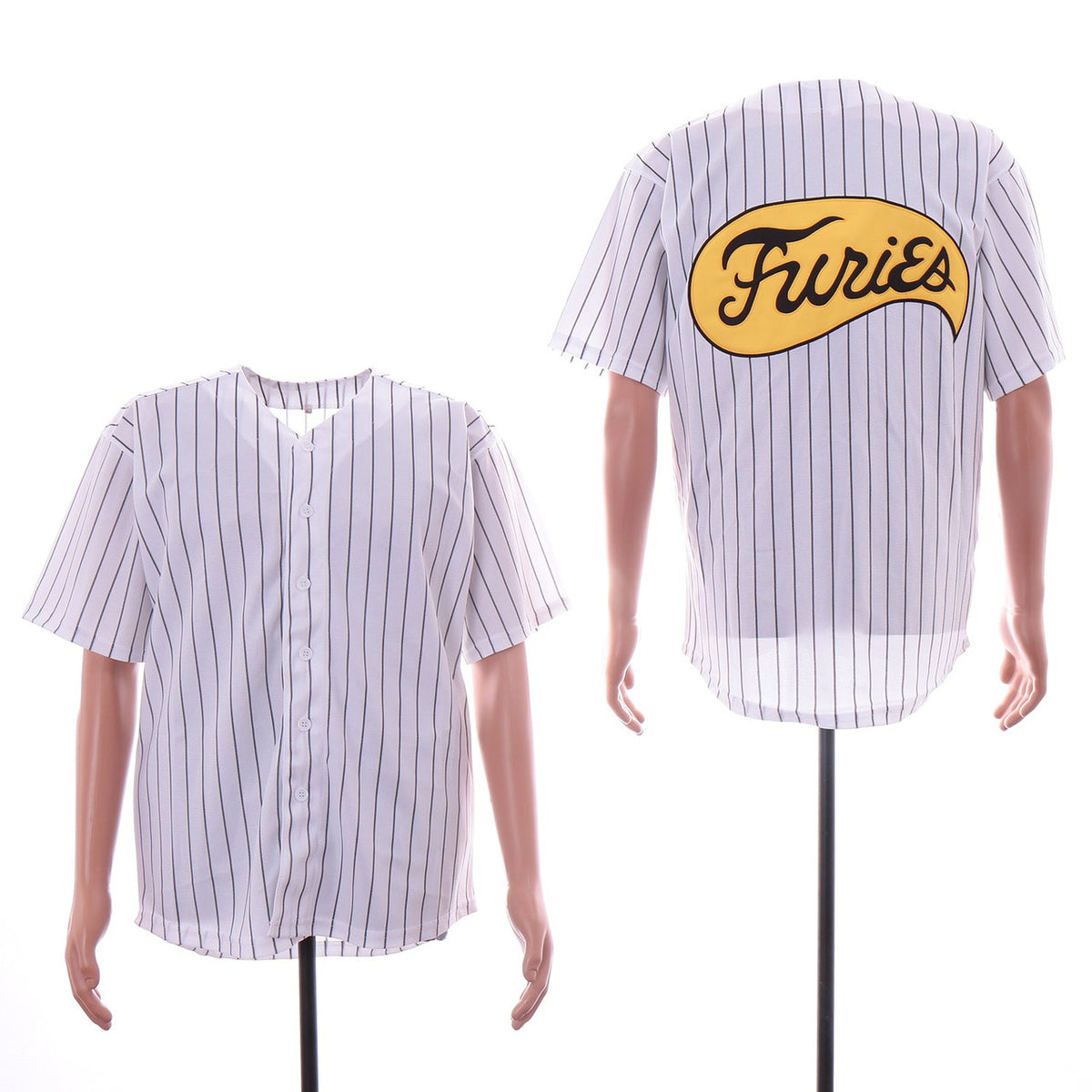 Furies Stripes Movie Limited Baseball Jersey - White