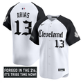Gabriel Arias #13 Cleveland Indians Gothic Iron Edition Alternat Limited Jersey