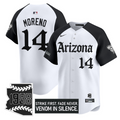 Gabriel Moreno #14 Arizona Diamondbacks Gothic Desert Fang Edition Limited Jersey