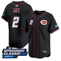 Gavin Lux #2 Cincinnati Reds Speedway Classic Limited Jersey - Black