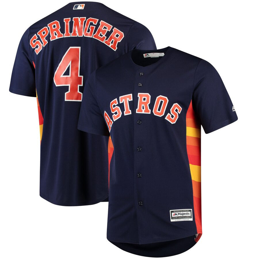 George Springer #4 Houston Astros Majestic Limited Cool Base Player Jersey - Navy