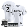 Geraldo Perdomo #2 Arizona Diamondbacks Gothic Desert Fang Edition Limited Jersey - White