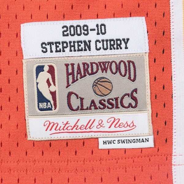 Golden State Warriors Mitchell & Ness Swingman Jersey Alternate Stephen Curry 2009-10