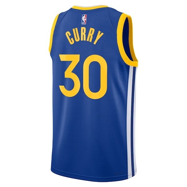 Golden State Warriors Nike Icon Edition Swingman Jersey - Royal - Stephen Curry - Unisex