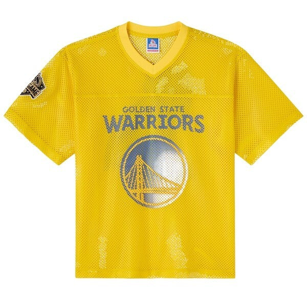 Golden State Warriors X OVO Mesh Football Jersey - Mens