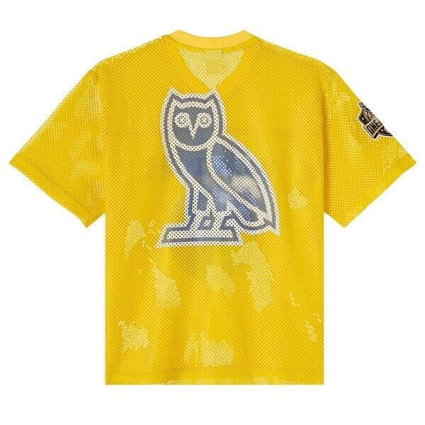 Golden State Warriors X OVO Mesh Football Jersey - Mens