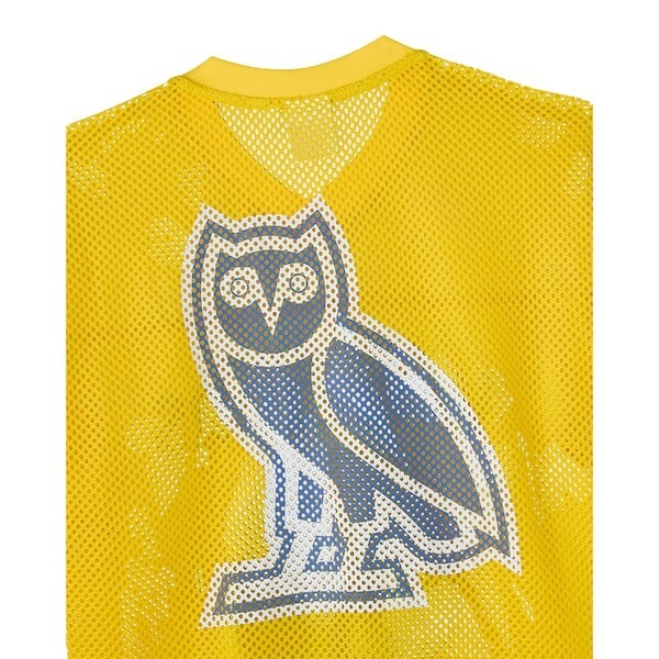 Golden State Warriors X OVO Mesh Football Jersey - Mens