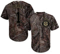 Carlos Correa #1 Houston Astros Realtree Limited Cool Base Jersey - Camo