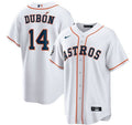 Mauricio Dubn #14 Houston Astros 2022 World Series Patch Limited Cool Base Jersey - White