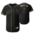 Alex Bregman #2 Houston Astros 2019 Brandedition Black Gift Astros Fans Limited Jersey - Golden