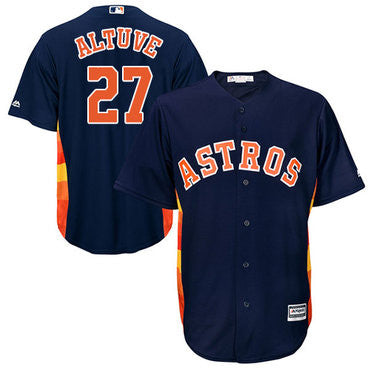 Jose Altuve #27 Houston Astros Limited Cool Base Baseball Jersey - Navy Blue