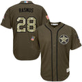 Colby Rasmus #28 Houston Astros Salute To Service Limited Jersey - Green