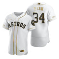 Nolan Ryan #34 Houston Astros Brandedition White Gift Astros Fans Limited Jersey - Golden