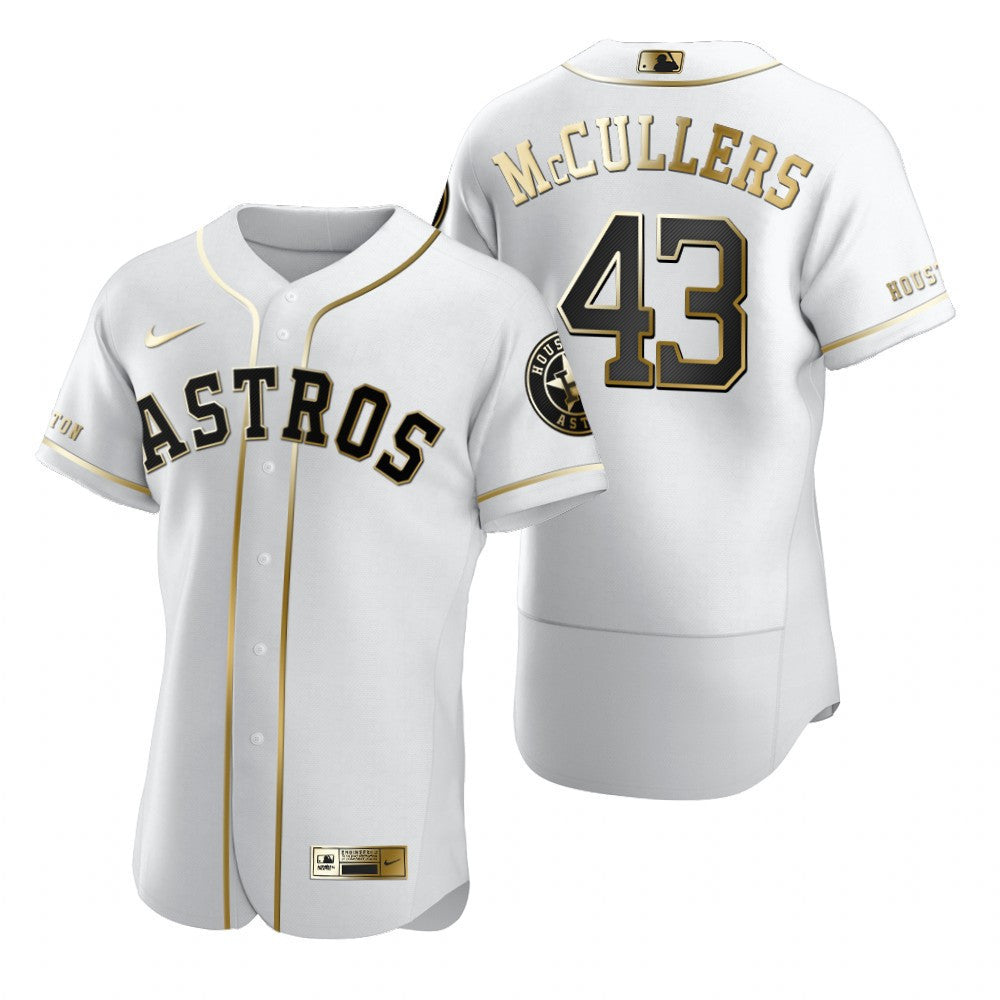 Lance Mccullers #43 Houston Astros Brandedition White Gift Astros Fans Limited Jersey - Golden