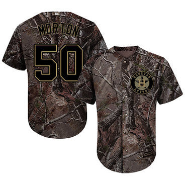 Charlie Morton #50 Houston Astros Realtree Limited Cool Base Jersey - Camo