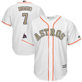 Craig Biggio #7 Houston Astros 2018 Gold Program Limited Cool Base Jersey - White