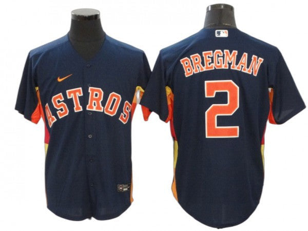Alex Bregman #2 Houston Astros Alternate Limited Cool Base Jersey - Navy