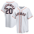 Houston Astros #20 Chas Mccormick Home Ba Limited Player Jersey - White