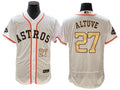 Houston Astros #27 2023 Jos Altuve Gold Limited Flex Base Jersey - White