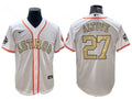White Gold #27 Houston Astros Jos Altuve Program Limited Cool Base Jersey