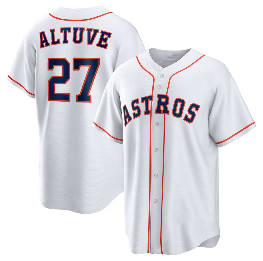 Jose Altuve #27 Houston Astros Home Limited Player Name Jersey - White