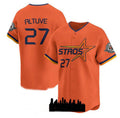 Jose Altuve #27 Houston Astros 2025 City Connect Limited Basebal Jersey - Orange