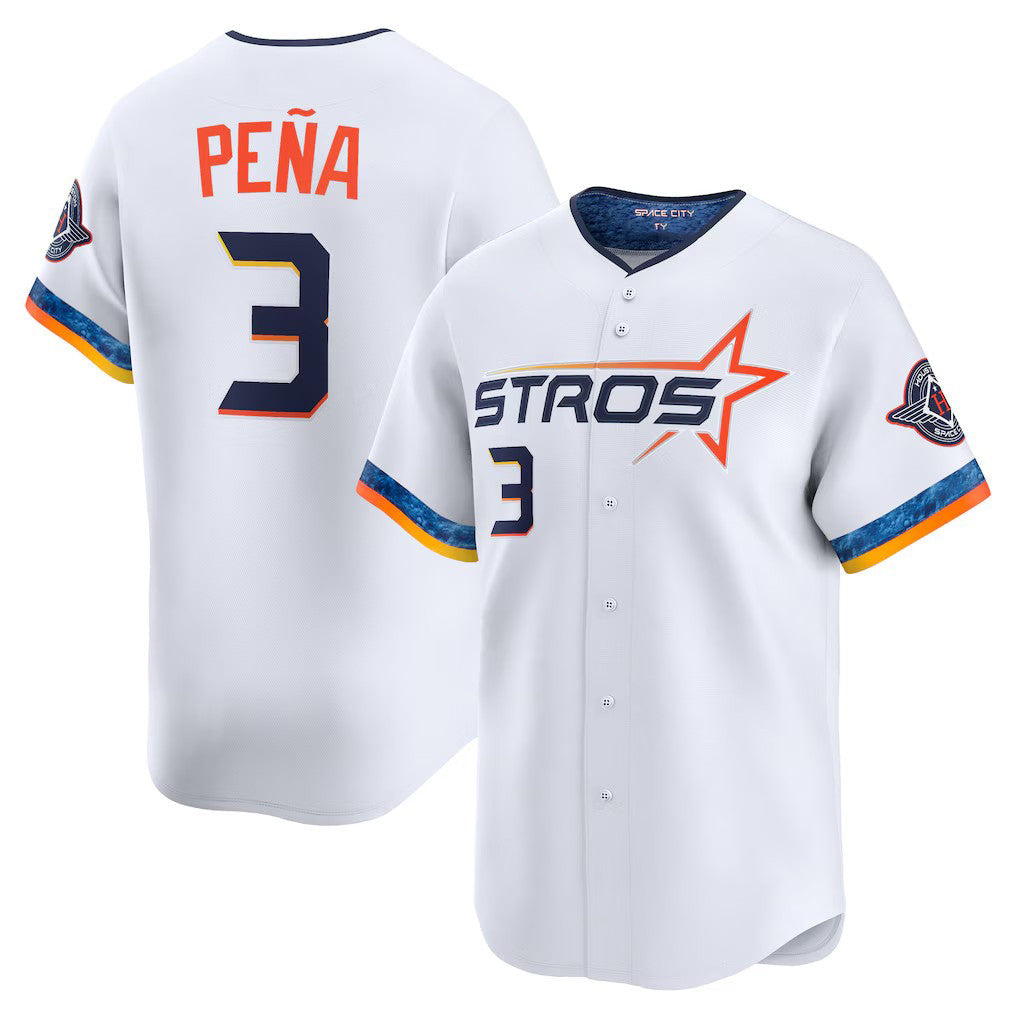 Jeremy Pea #3 Houston Astros 2025 City Connect Limited Player Bas Jersey - White